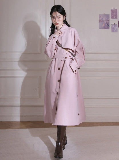 classic wool fabric trench coat