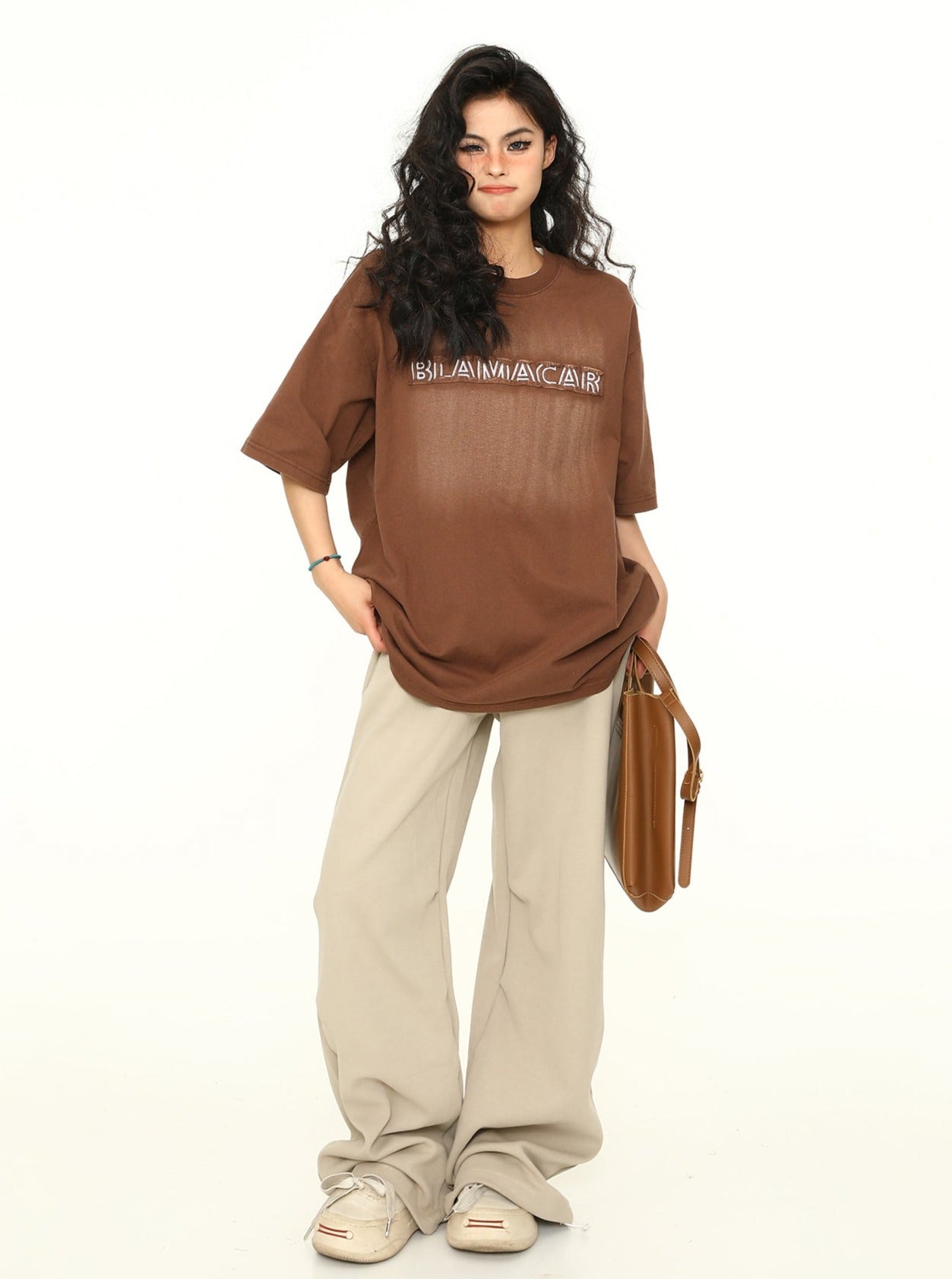 Maillard Brown Short Sleeve Top