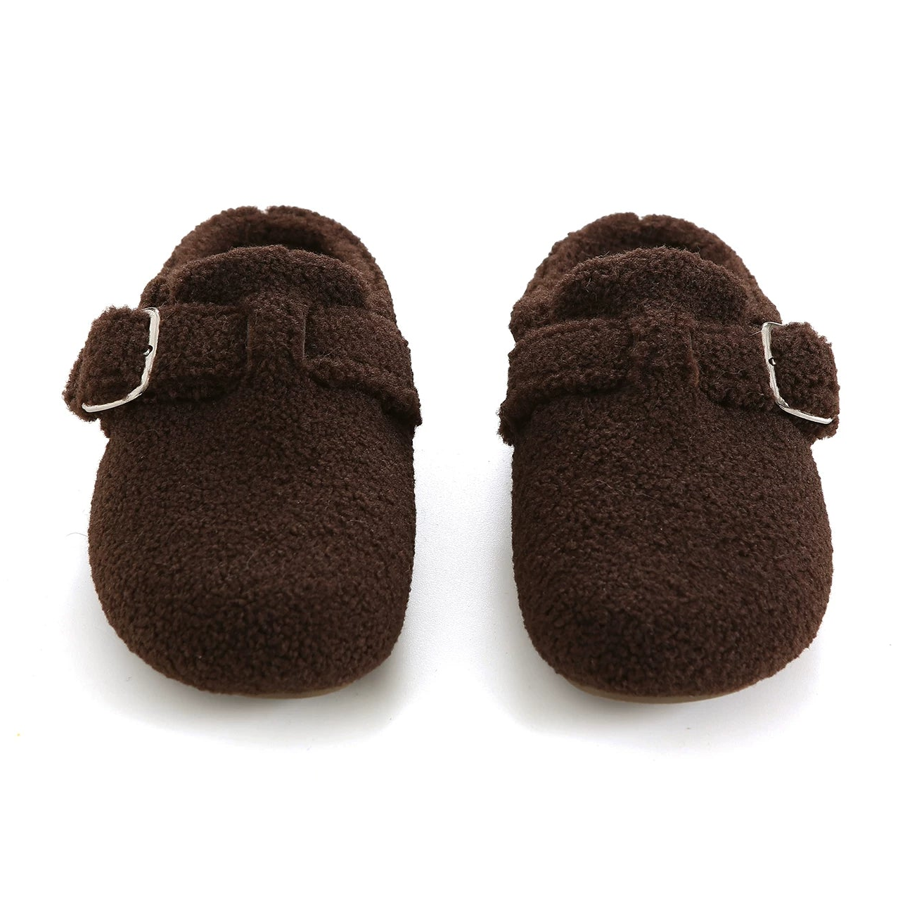 Caramel Brown Teddy Slippers