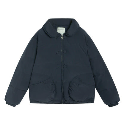Winter Curved Pocket Cotton Jacket