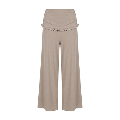 Polka Dot Tencel Top and Pants Set-Up