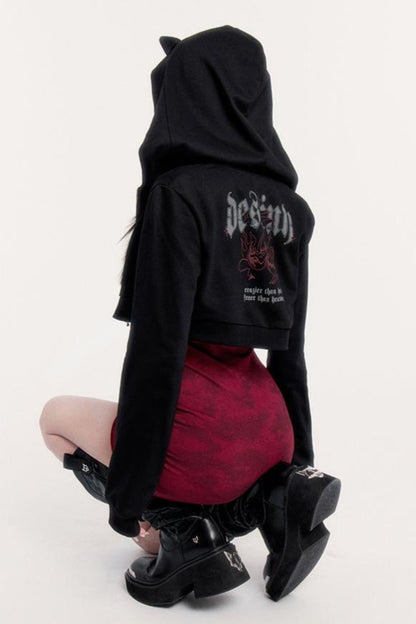 Sweetheart Gothic Hooded Jacket