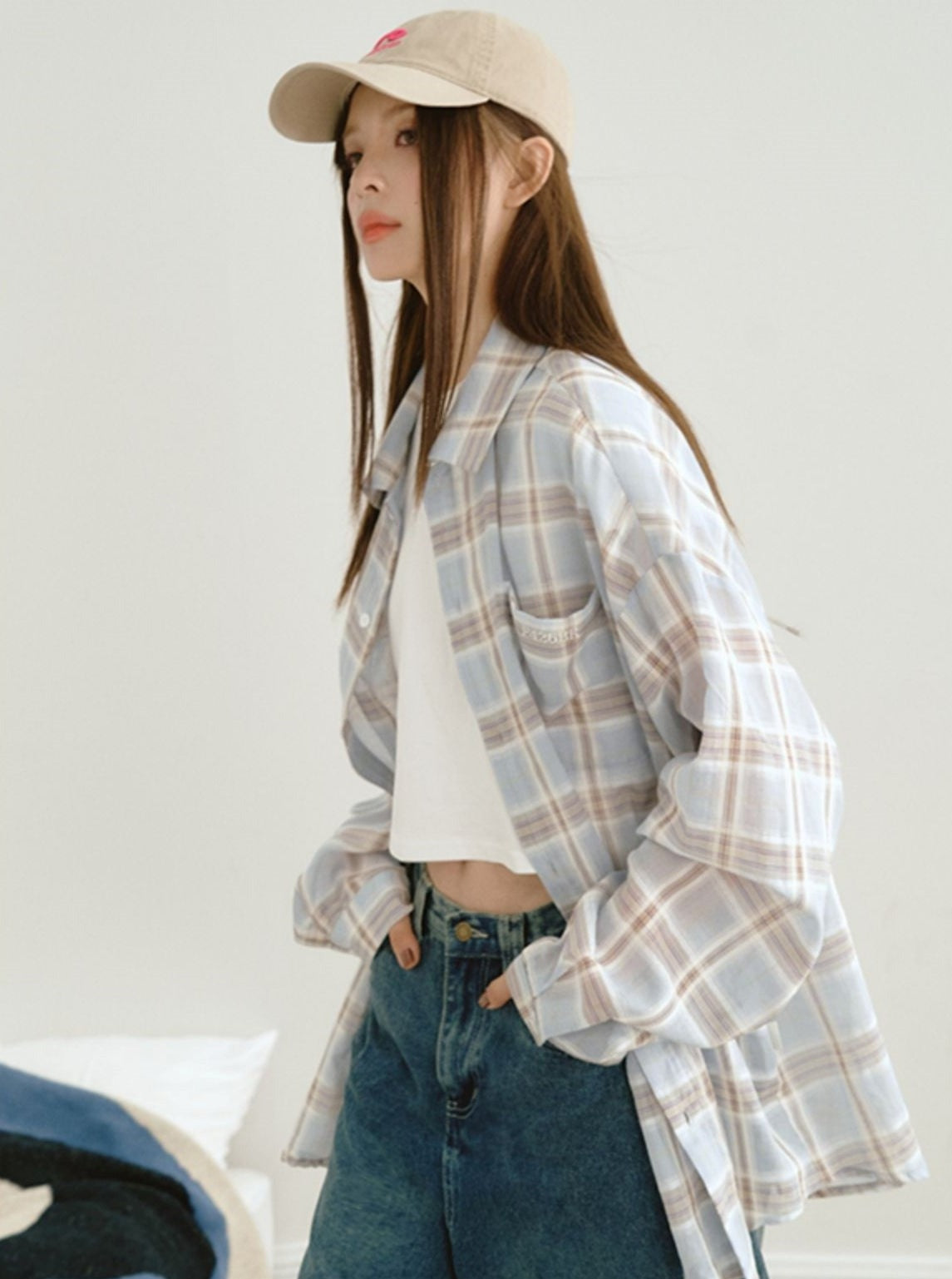 Light And Comfortable Plaid Shirt