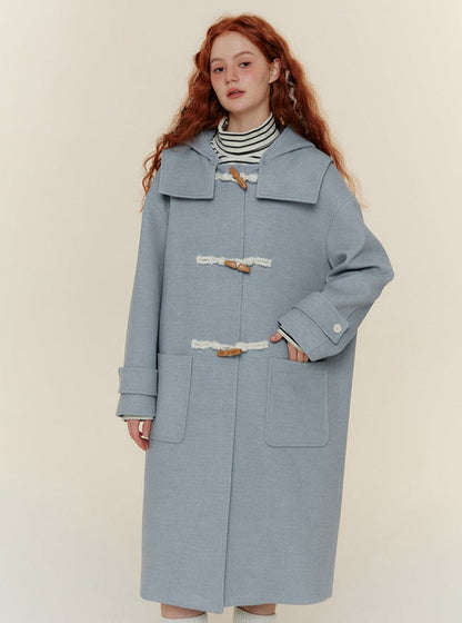 Detachable Cap Collar Vintage Jacket