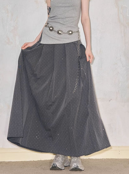 Hot Diamond Pleated Skirt