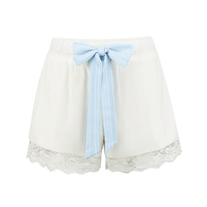 French Vintage Lace Shorts