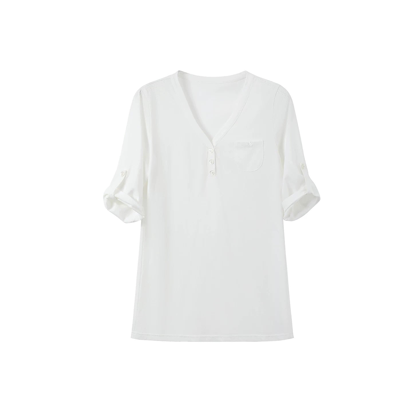 Snowflake Linen Blouse