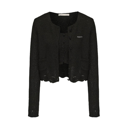 Luxury Knit Cardigan Set