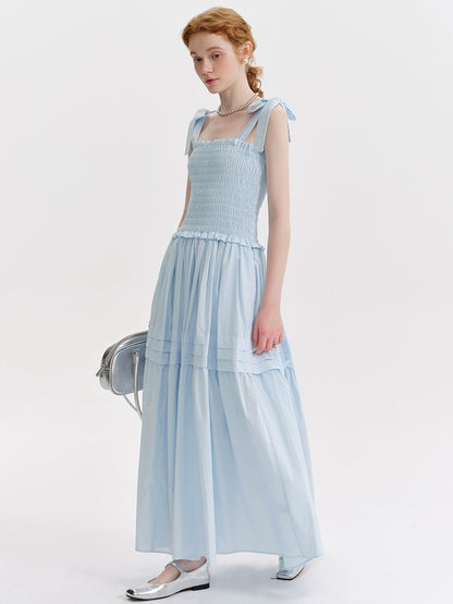 Pleated Puffy Cake Dress