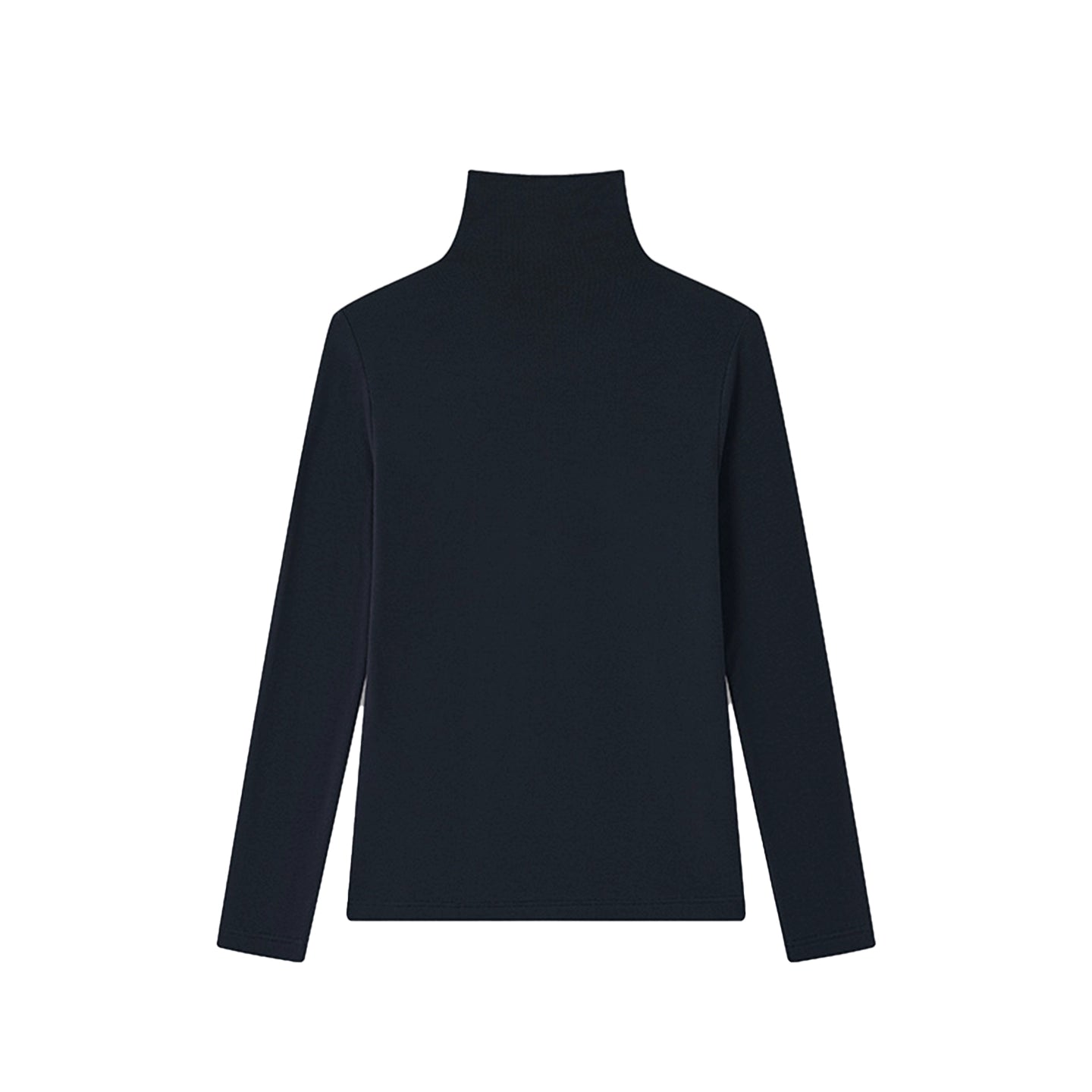 Tencel Wool Seamless Turtleneck Sweater