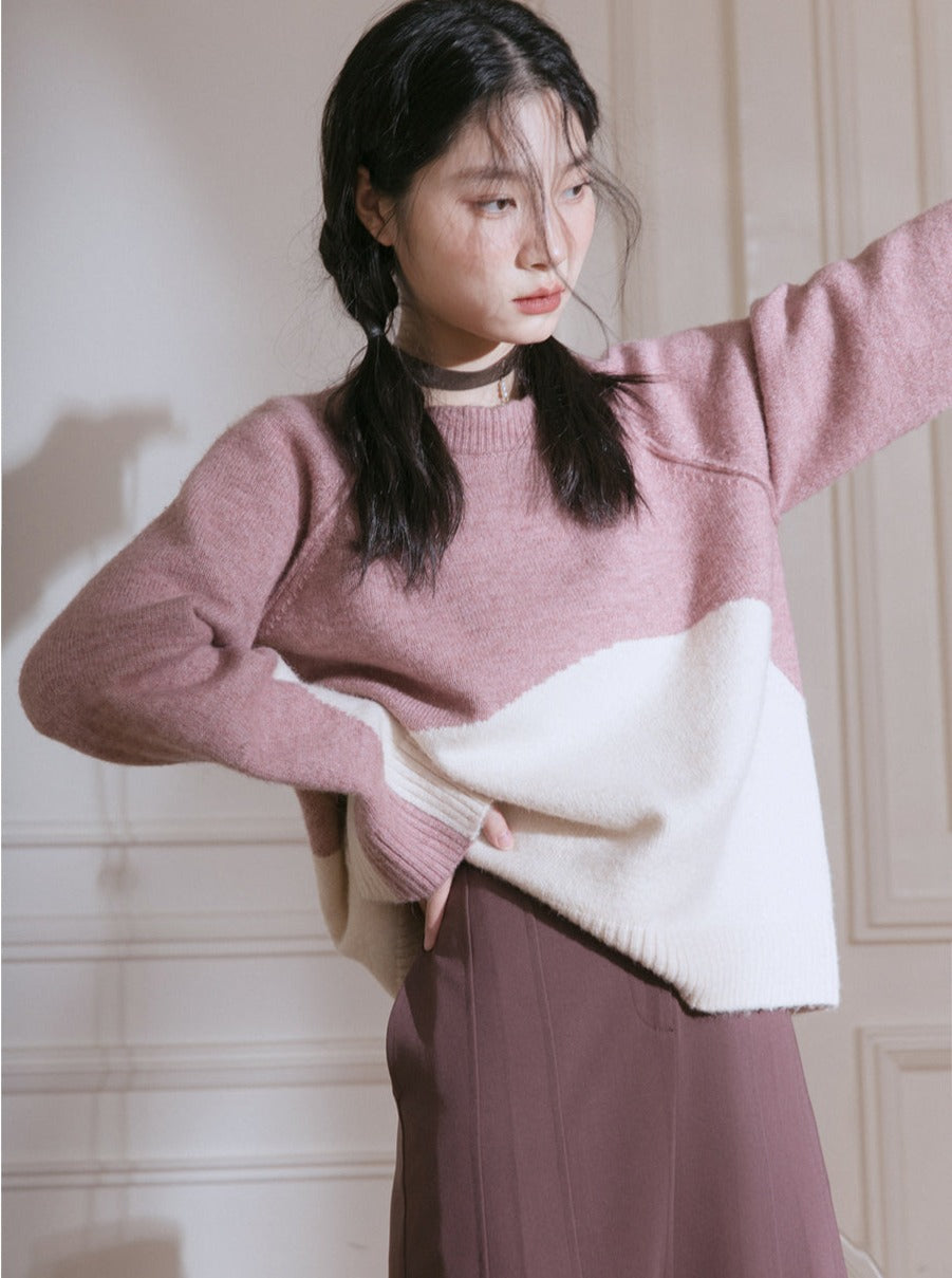 gentle retro pullover sweater