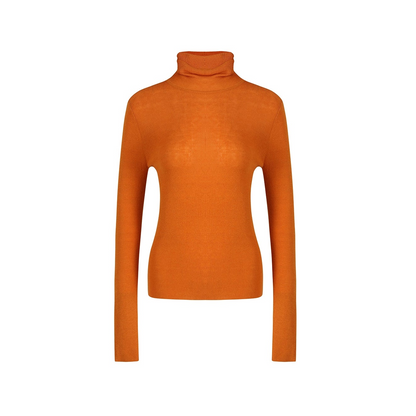 High Neck Slim Knitted Sweater