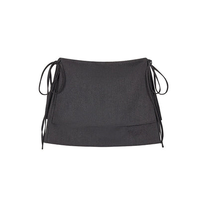 Wide Belt Cinched Denim Casual Jacket Set-Up