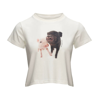 Cute Pig Short Sleeve T-Shirt