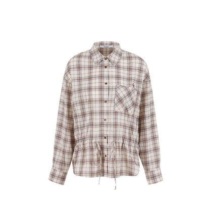 Caramel Milk Crisp Plaid Shirt