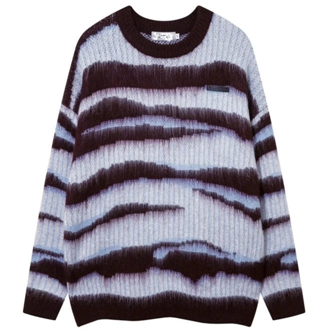 Atmosphere crewneck knitted sweater outer
