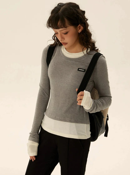 Long Sleeve Loose Casual T-shirt