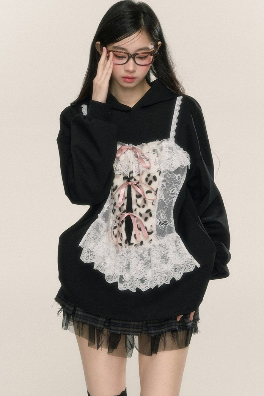 Paris Fall Loose Sweatshirt