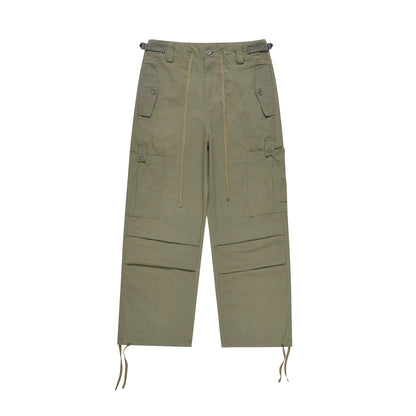 American Retro Wide-Leg Cargo Pants