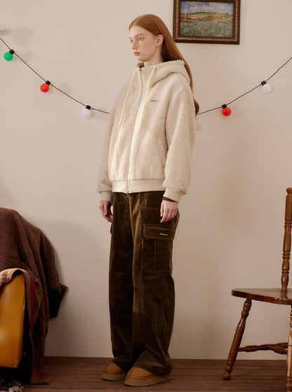 American Corduroy Versatile Wide-leg Pants