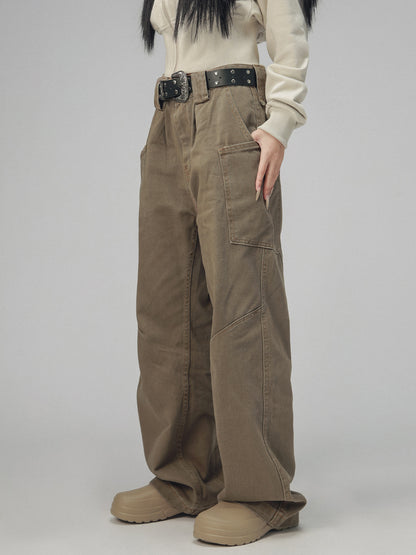 Amerikanische Vintage Brown -Mailardhose