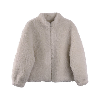 Atmospheric Fleece Shearling Coat