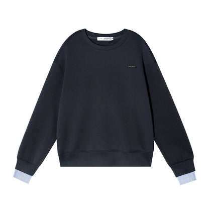 Plaid Patchwork Knit Sweater Set-Up