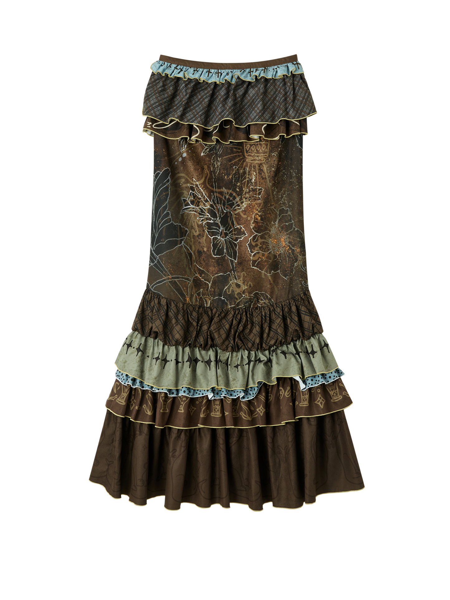 Chinese-Style Fishtail Skirt