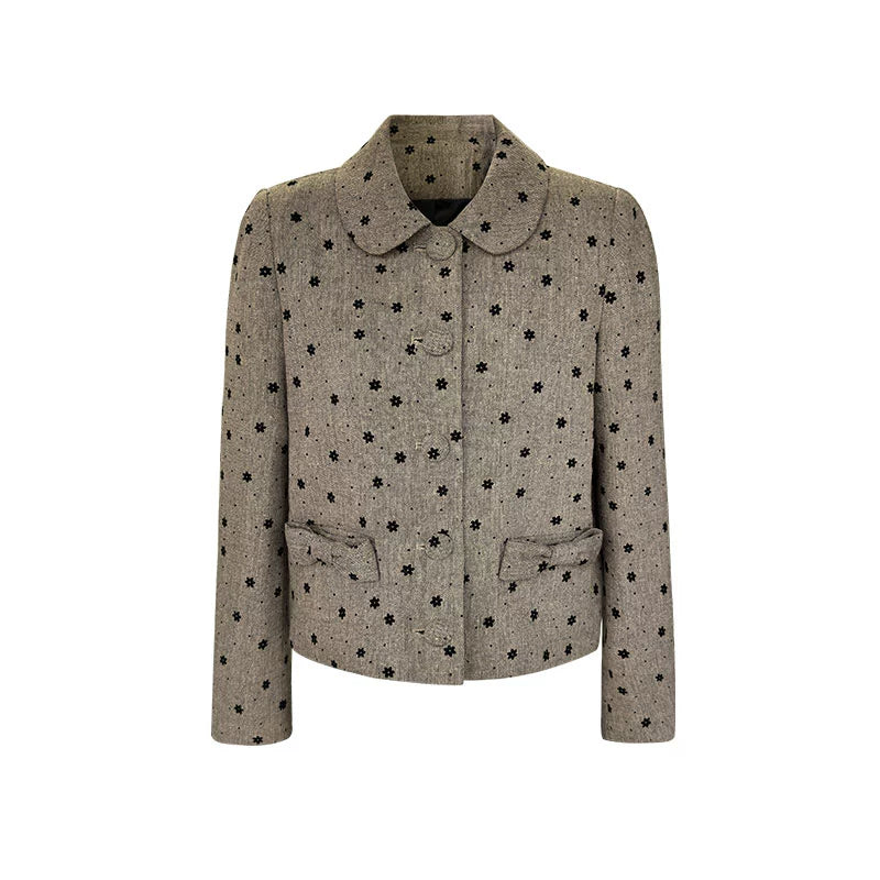 Elastic Pleated Skirt Suit Set-Up