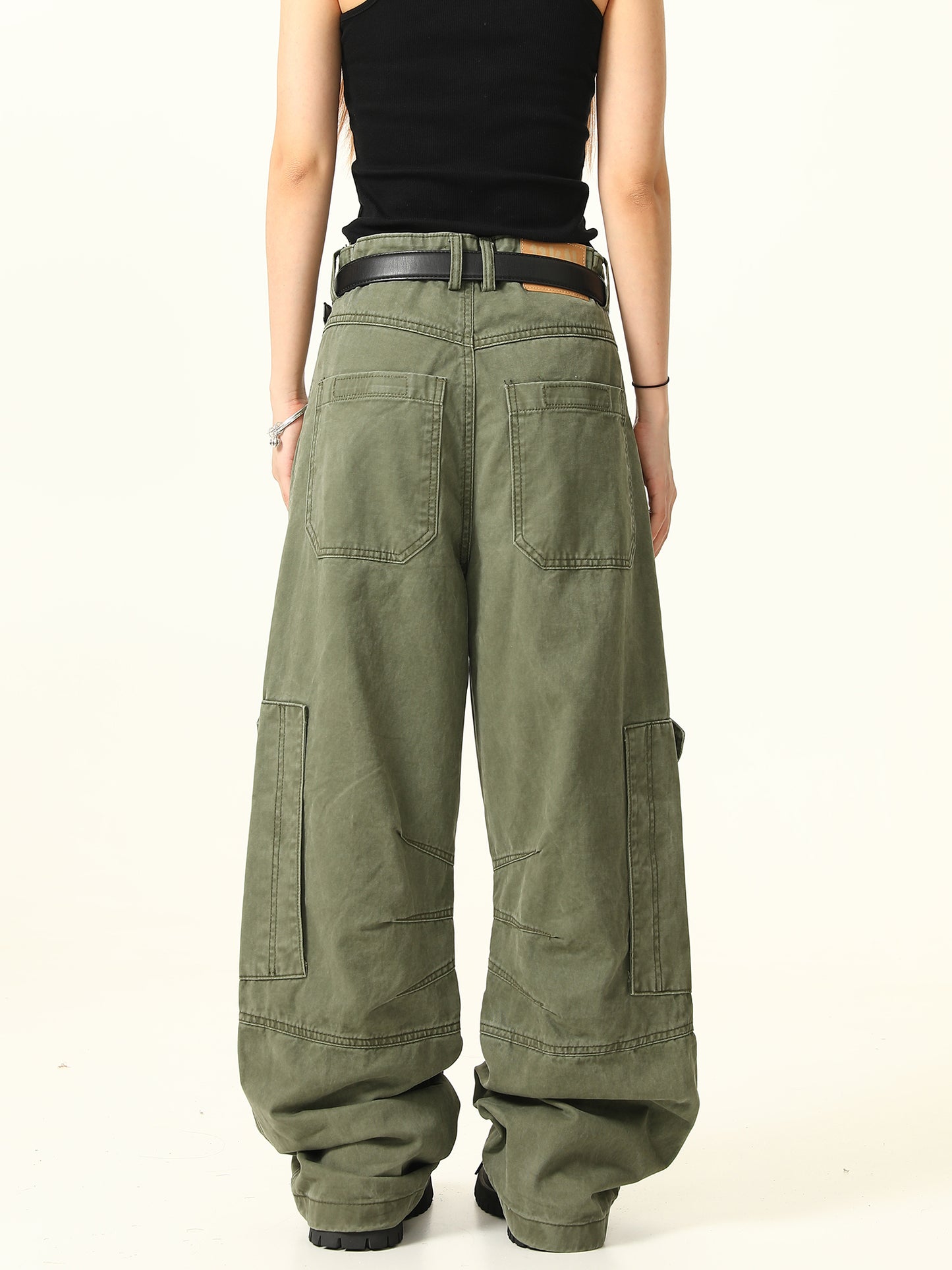 Vintage Deconstructed Cargo Pants