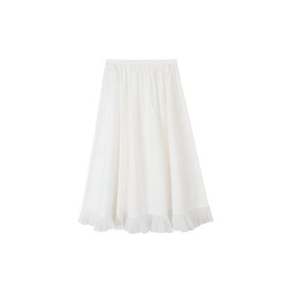 High-Waist A-Line Skirt