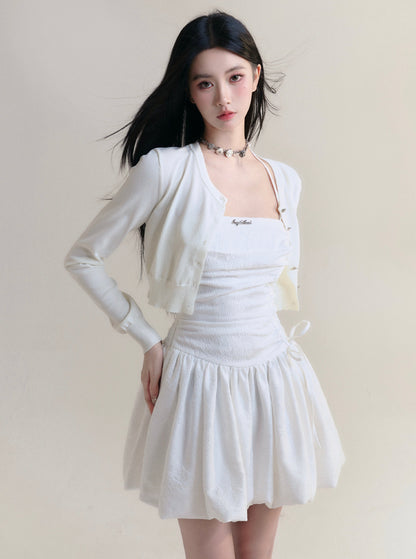 [Spot] fragile store - moonlight little dance pure desire wind halterneck suspender tutu sweet date dress