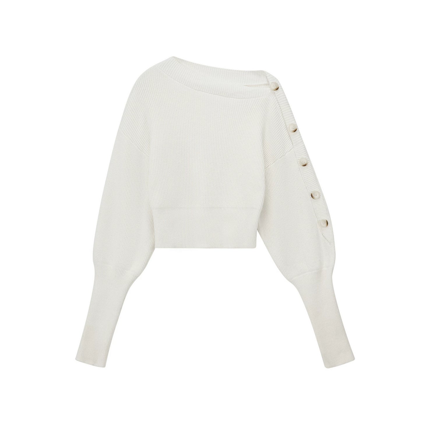 Two-Way Slanted Shoulder Sweater Set-Up