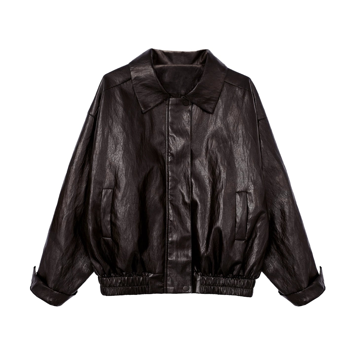 Caramel Wax PU Leather Jacket