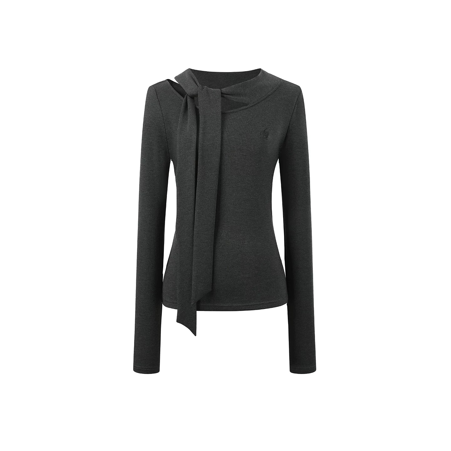 Slimming Waist-Cinching Turtleneck Top