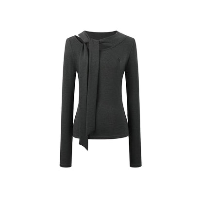 Slimming Waist-Cinching Turtleneck Top