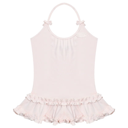 Cropped Knit Halterneck Vest