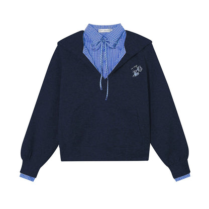 Plaid Mini Skirt Top With pants Set-Up