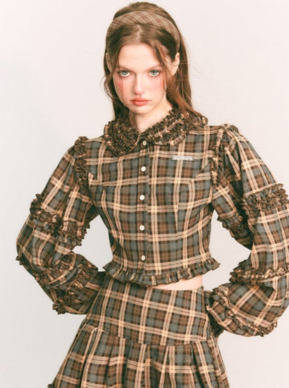 Vintage Plaid -Hemd