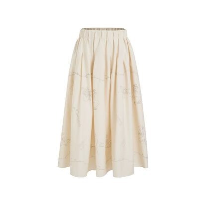 Summer Pleated Skirt