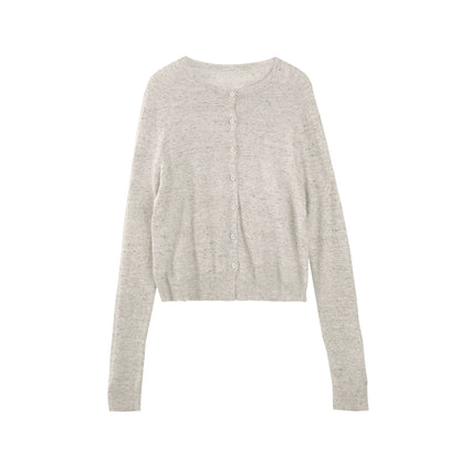 Linen UV Protection Knit Set-Up