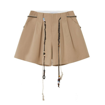 Chic Pleated Wide-Leg Trousers