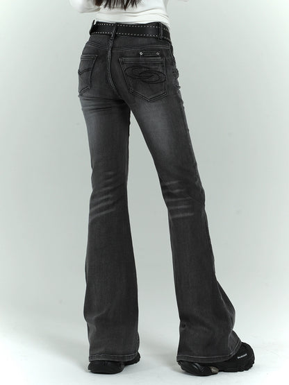 American Vintage Wash Alte Bootcut-Hose