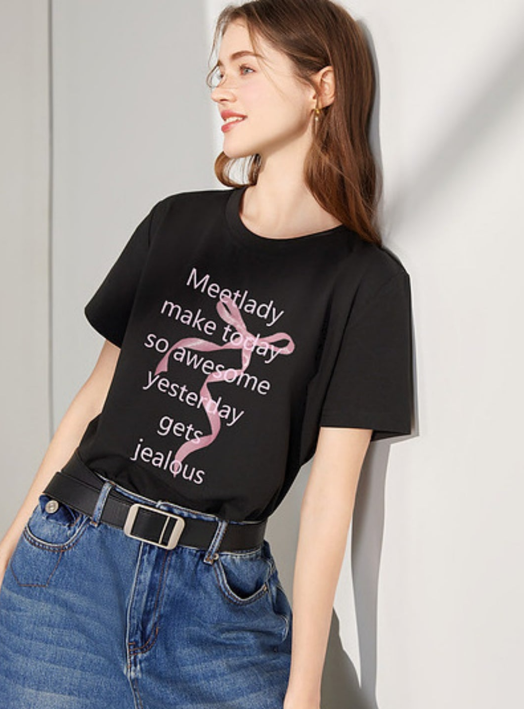 Letter Short Sleeve T-Shirt