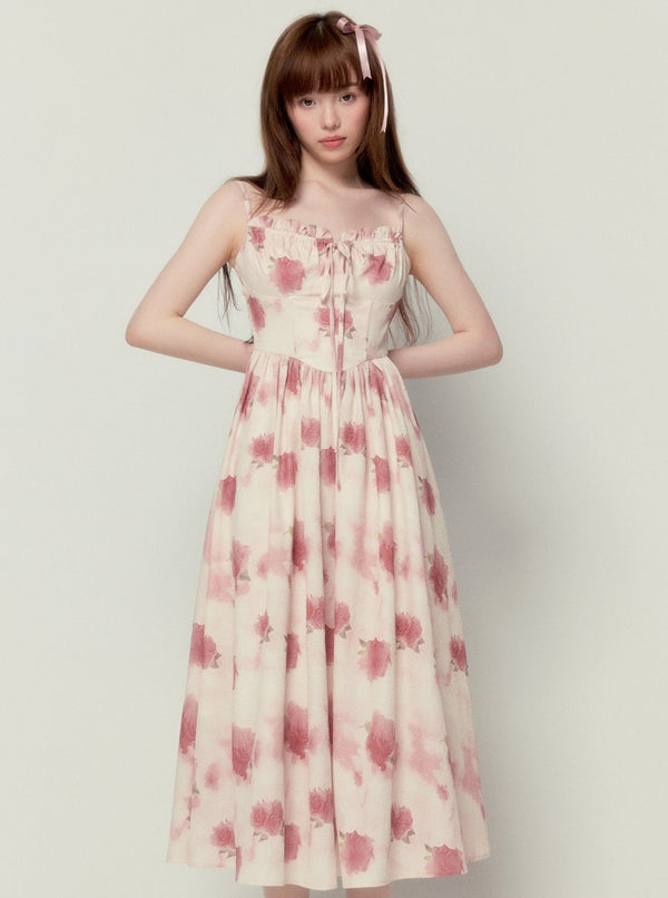 Rose Fishbone Thin Sweet Suspender Set-Up