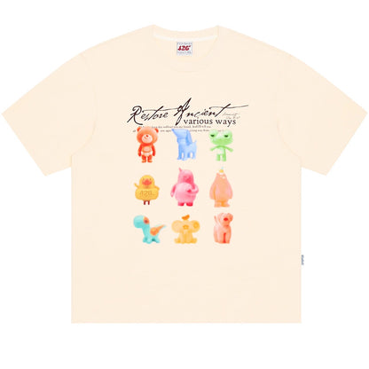 Sommer Bunte Gummis T-Shirt