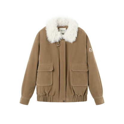 Suede Vintage Biker Jacket