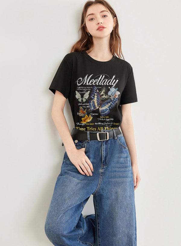 Butterfly Short Sleeve T-Shirt