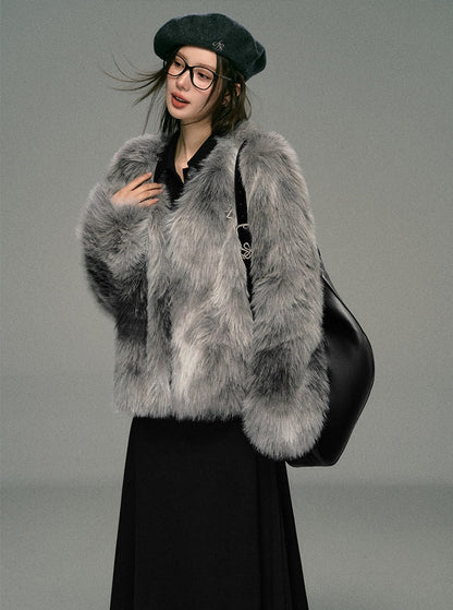 French high-end fur coat