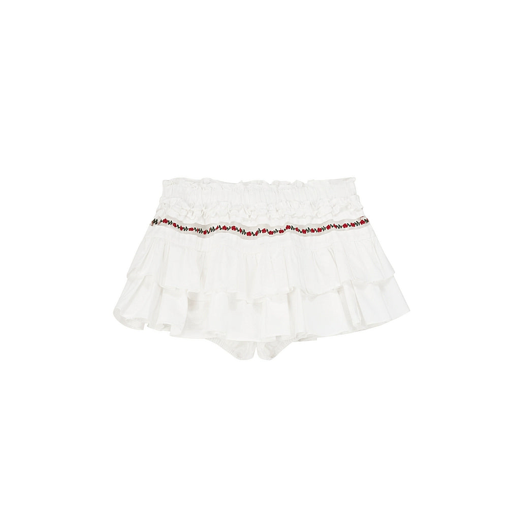 Vintage Embroidered Half Skirt